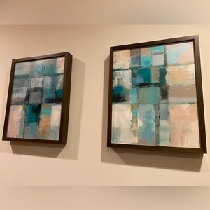 FRAMED ABSTRACT ART SET